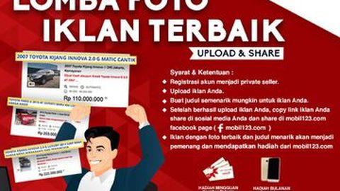 Yuk Ikut Lomba Foto Iklan untuk Private Seller