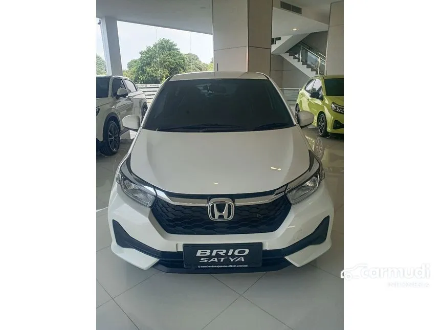 Jual Mobil Honda Brio 2024 E Satya 1.2 di Banten Automatic Hatchback Putih Rp 178.300.000