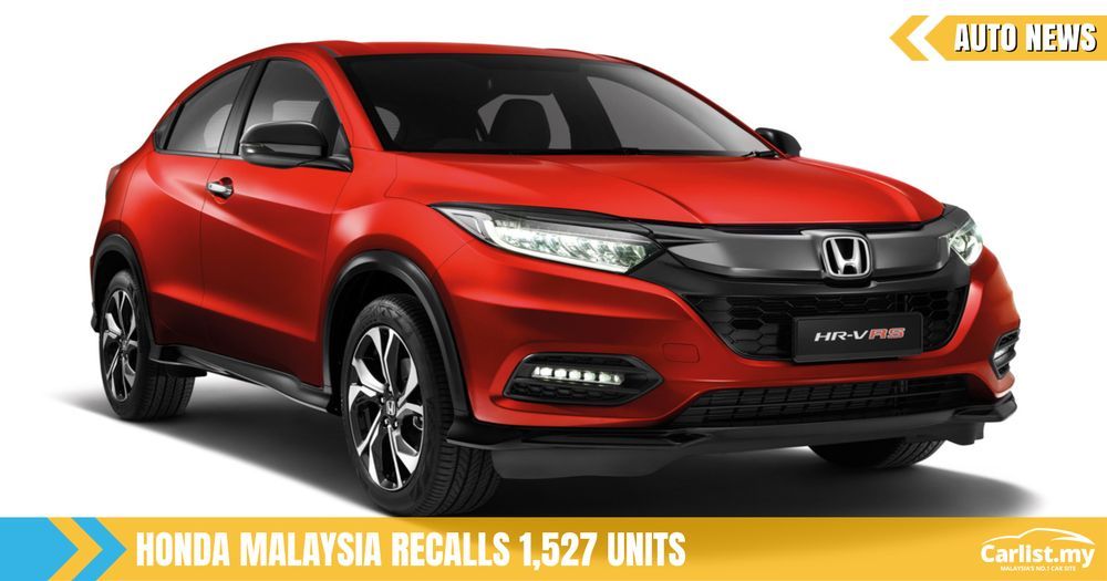 Honda Malaysia Recalls 1,527 Units Of Vehicles Involving City, City Hatchback, HR-V And BR-V
