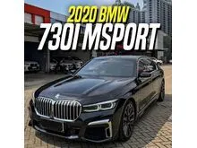 2020 BMW 730Li 2.0 M Sport Sedan Black on Mocca Brown LCI Facelift 730 Li Msport Hitam
