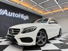 2018 Mercedes-Benz C300 2.0 AMG Line Sedan [Km11.000] Nik2018 White On Black Panoramic Sunroof PBD Record ATPM #AUTOHIGH #BEST VALUE