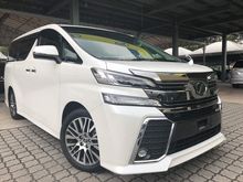 2016 Toyota Vellfire 2.5 ZG Edition CLEARANCE STOCK