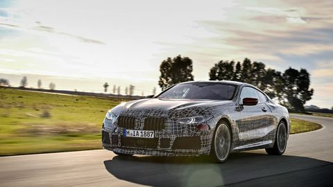 BMW Is Testing Their 8 Series Coupe Up In Italy