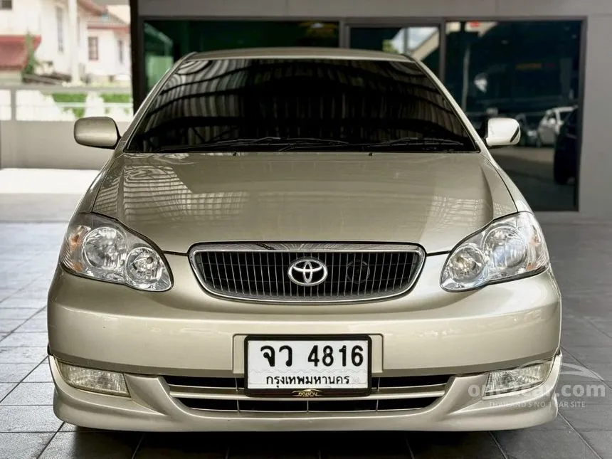 2001 Toyota Corolla Altis G Sedan