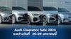 Audi Clearance Sale 2024 รถผู้บริหาร ป้ายแดง ไมล์น้อย ลดหลักล้าน