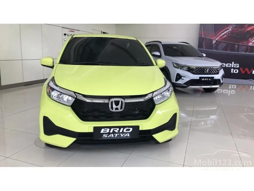 Jual Mobil Honda Brio 2024 E Satya 1.2 di Banten Automatic Hatchback Kuning Rp 158.640.000