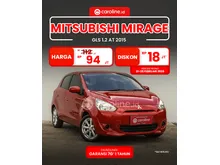 2015 Mitsubishi Mirage 1.2 GLS Hatchback -RAMADHAN AUTO FEST DISKON 25 JUTA