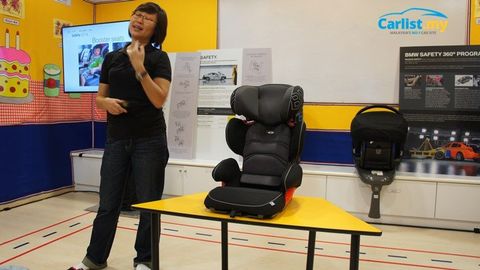 Gunakan kerusi khas untuk bayi