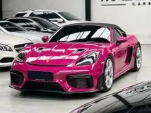 2024 Porsche 718 4.0 Spyder RS Convertible Ruby Star Neo on Black BRAND NEW