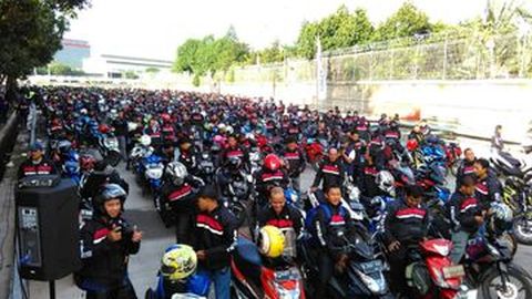 Lebih dari 1.500 Biker Ramaikan Touring Suzuki Bersatu