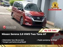 2019 Nissan Serena 2.0 Highway Star MPV Two Tone AT Merah Hitam NIK 2019 [ GARANSI 5TH ]