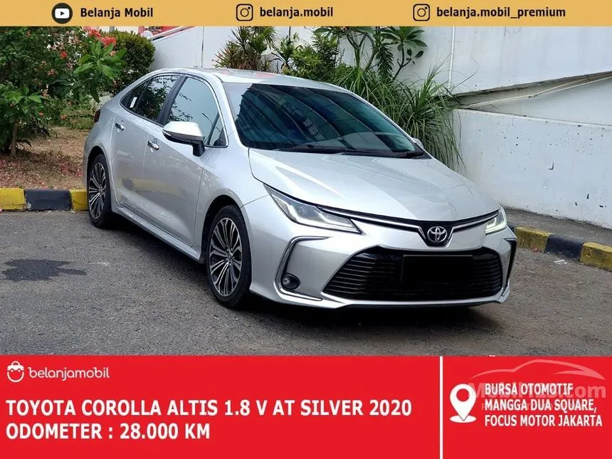 Jual Mobil Toyota Corolla Altis 2020 V 1.8 di DKI Jakarta Automatic Sedan Silver Rp 283.000.000