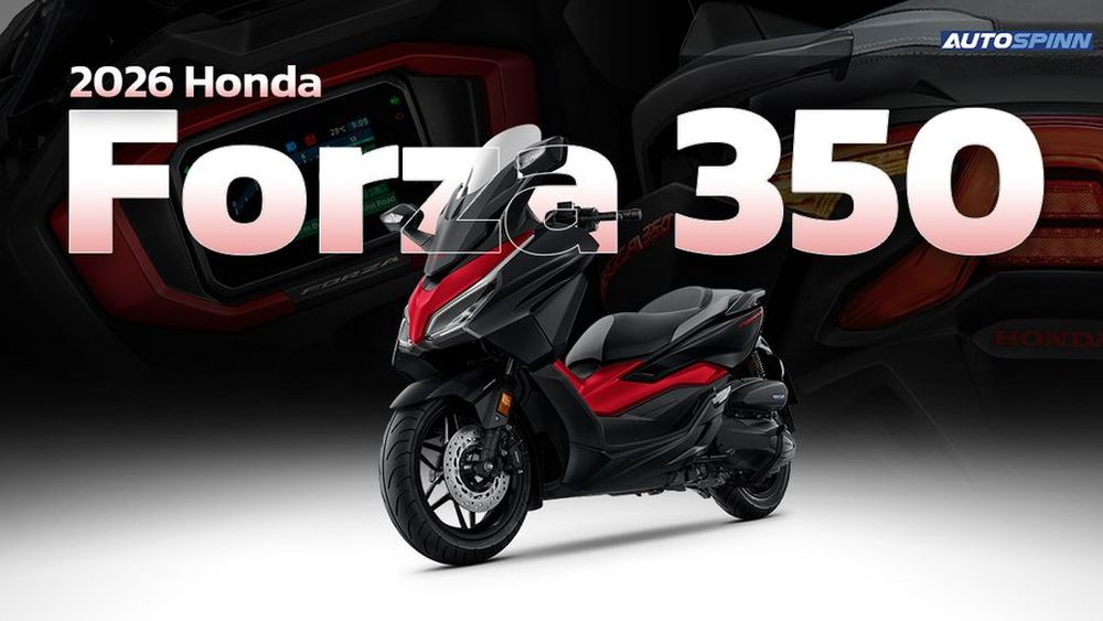 Honda Forza 350 ปี 2026 ข้อมูลทางเทคนิค สเปคและราคา อย่างเป็นทางการ