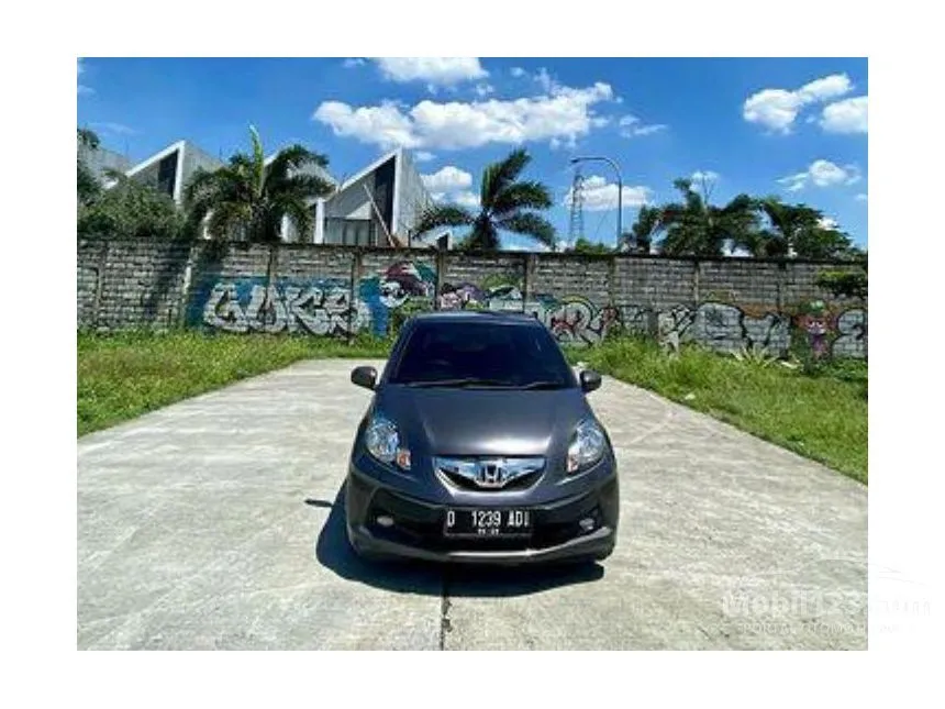 Jual Mobil Honda Brio 2015 Satya E 1.2 di Jawa Barat Manual Hatchback Abu