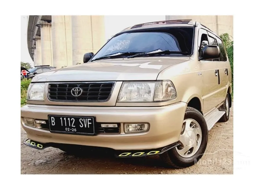 Jual Mobil Toyota Kijang 2002 LGX 1.8 di Jawa Barat Manual MPV Coklat Rp 85.000.000