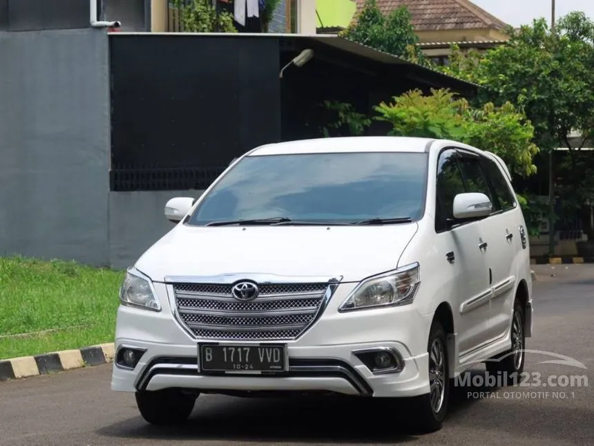 Jual Mobil Toyota Kijang Innova 2015 G Luxury 2.0 di Banten Automatic MPV Putih Rp 190.000.000