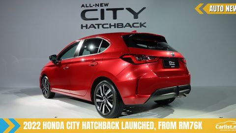 2022 Honda City Hatchback Launched - 4 Variants Available, from RM76k