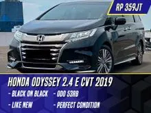 2019 Honda Odyssey 2.4 MPV Black Hitam Odysey E CVT