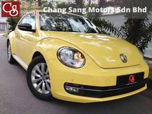 **40K MILEAGE,FULL SERVICE RECORD,LADY OWNER,TURBOCHARGE,DSG GEARBOX,PADDLESHIFT,POWERFULL**2014 Volkswagen Beetle 1.4 TSI Coupe