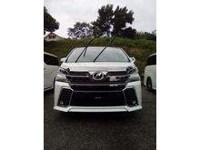 2016 Toyota Vellfire 2.5 ZG - Pearl colour