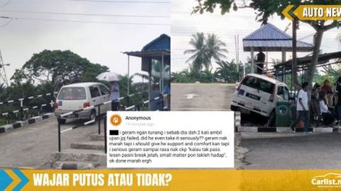 2 Kali Gagal Ujian JPJ, Tunang Dedah Mahu Tinggalkan Lelaki Jika Gagal Lagi