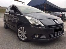 PEUGEOT 5008 1.6 TURBO (A) 6 SPEED - CBU MODEL - PREMIUM LUXURY 7 SEATERS HIGH SPEC MPV - FULL FACTORY SERVICE HISTORY RECORD - 1ST CEO LADY OWNER