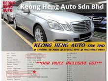(ACTUAL YR MADE 2O11)(GST INCLU)(FULL SERVICE)(CKD LOCAL SPEC)(1 OWNER)(VERY TIPTOP)(KL CHERAS AREA) MERCEDES BENZ W212 E200 CGI 1.8 ELEGANCE