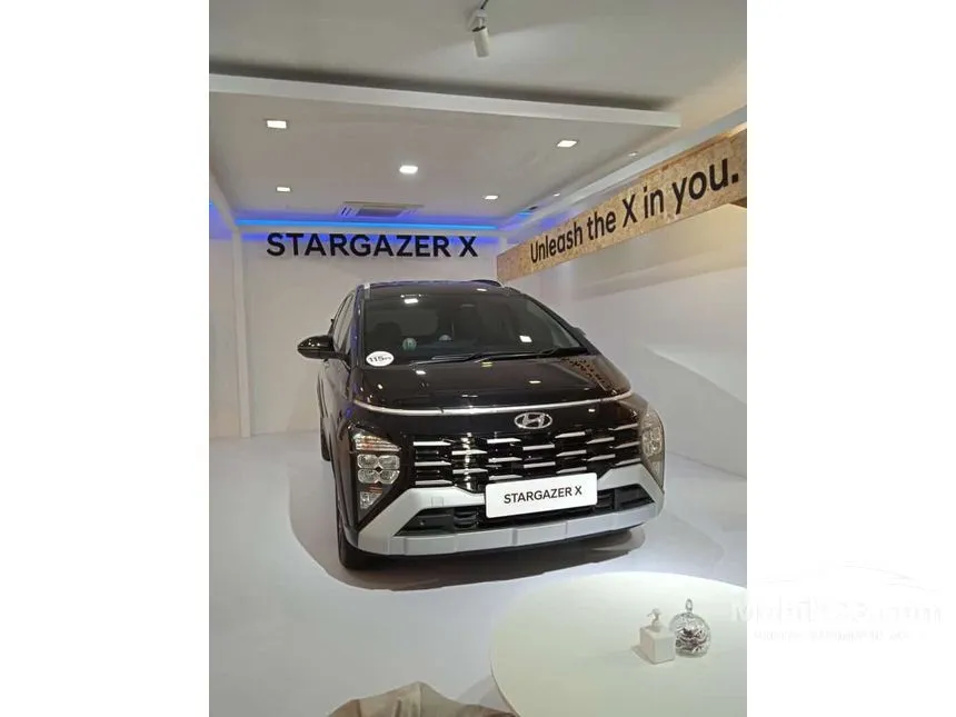 Jual Mobil Hyundai Stargazer X 2024 Prime 1.5 di Banten Automatic Wagon Hitam Rp 321.900.000