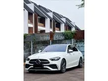 2024 Mercedes-Benz C300 2.0 AMG Line Sedan (Faktur 2025) White on Black Odo 2 Rb (TERMURAH)