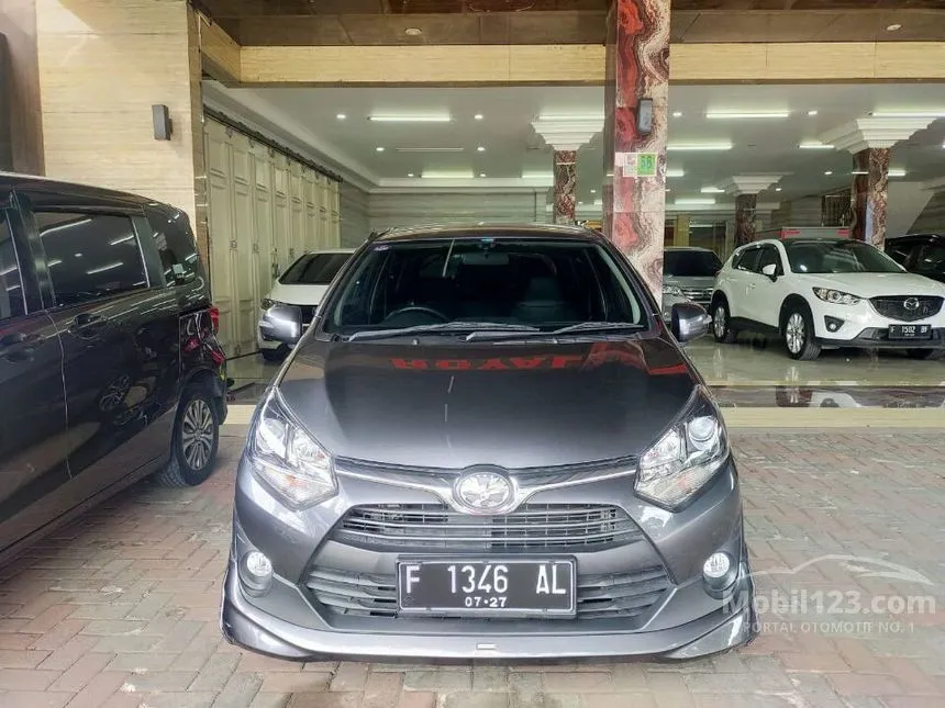 Jual Mobil Toyota Agya 2017 TRD 1.2 di Jawa Barat Manual Hatchback Hitam Rp 110.000.000