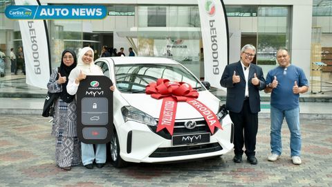 UiTM student wins new Perodua Myvi after downloading P-Circle app
