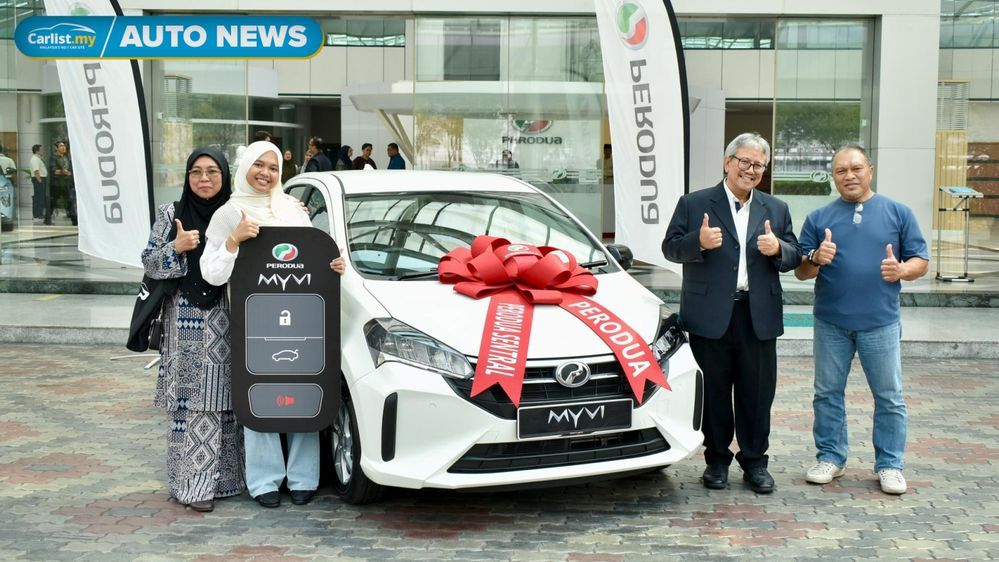 UiTM student wins new Perodua Myvi after downloading P-Circle app