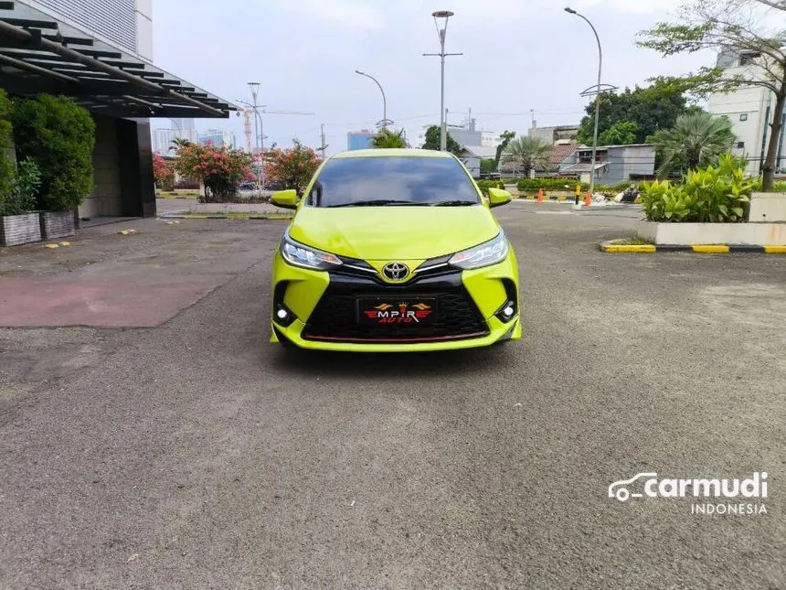 Jual Mobil Toyota Yaris 2021 TRD Sportivo 1.5 di DKI Jakarta Automatic Hatchback Kuning Rp 218.000.000