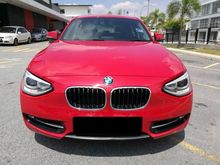 (TRUE 2014) BMW 118i 1.6 SPORT F20 Melbourne Red