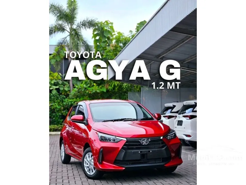 Jual Mobil Toyota Agya 2024 G 1.2 di Banten Manual Hatchback Merah Rp 178.400.000