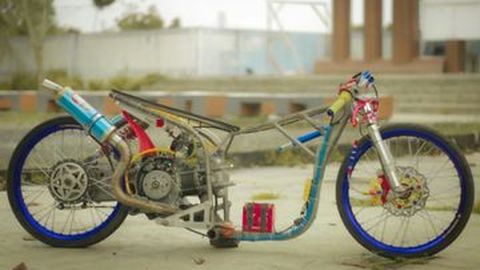 Modifikasi Yamaha Mio Drag Masih Jadi Tren