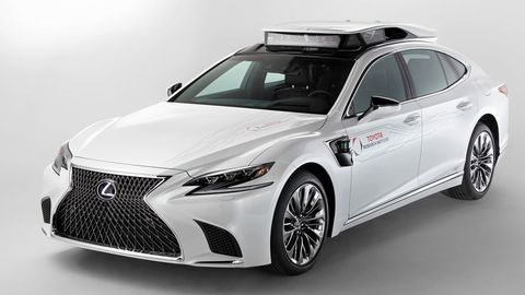 CES 2019: Toyota’s Automated Driving Test Vehicle Upgraded To New Lexus LS Hybrid