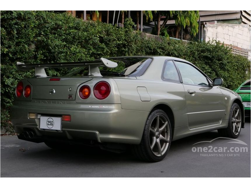 Nissan Skyline 02 R34 ป 00 05 Gt R V Spec Ii Nur 2 6 เก ยร ธรรมดา ส เข ยว One2car Com ศ นย รวมรถใหม และรถม อสองท ใหญ ท ส ดในประเทศ