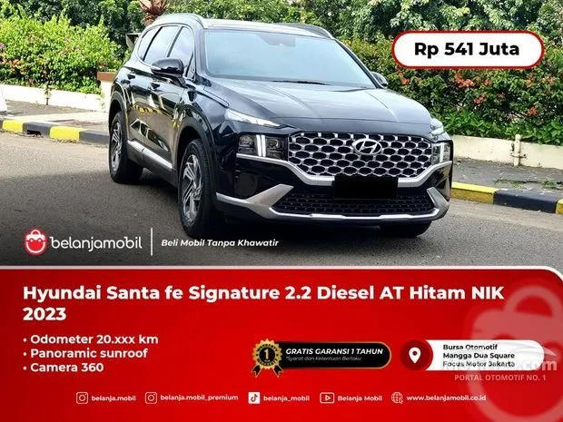 Jual Hyundai Santa Fe Bekas 2023 di Indonesia Harga Murah, Kondisi ...