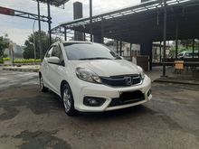2017 Honda Brio 1.2 Satya E Hatchback putih kilometer 14 ribuan
