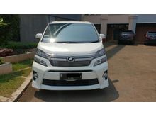 Toyota Vellfire 2.4 ZG Alles White on Black - 2014 - Pemakaian 2015