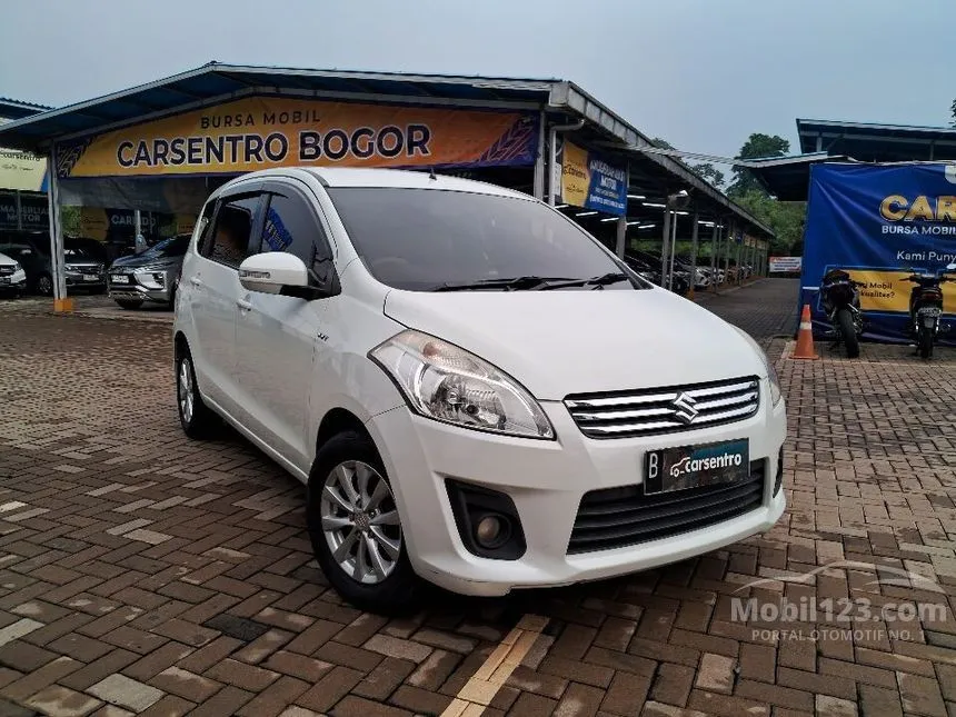 Jual Mobil Suzuki Ertiga 2014 GL 1.4 di Jawa Barat Automatic MPV Putih Rp 125.000.000