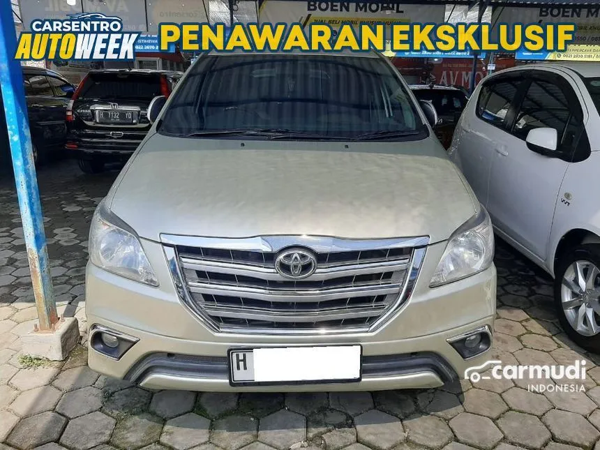 Jual Mobil Toyota Kijang Innova 2014 V 2.0 di Jawa Tengah Automatic MPV Silver Rp 185.000.000