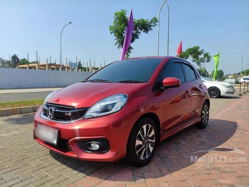 Jual Mobil Honda Brio 2017 RS 1.2 di Banten Automatic Hatchback Marun Rp 129.500.000