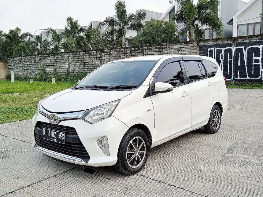 Jual Mobil Toyota Calya 2017 G 1.2 di Jawa Barat Manual MPV Putih Rp 109.000.000