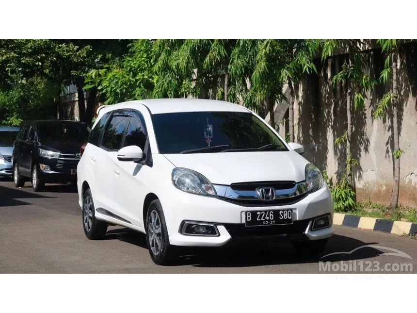 Jual Mobil Honda Mobilio 2016 E Prestige 1.5 di DKI Jakarta Automatic MPV Putih Rp 140.000.000