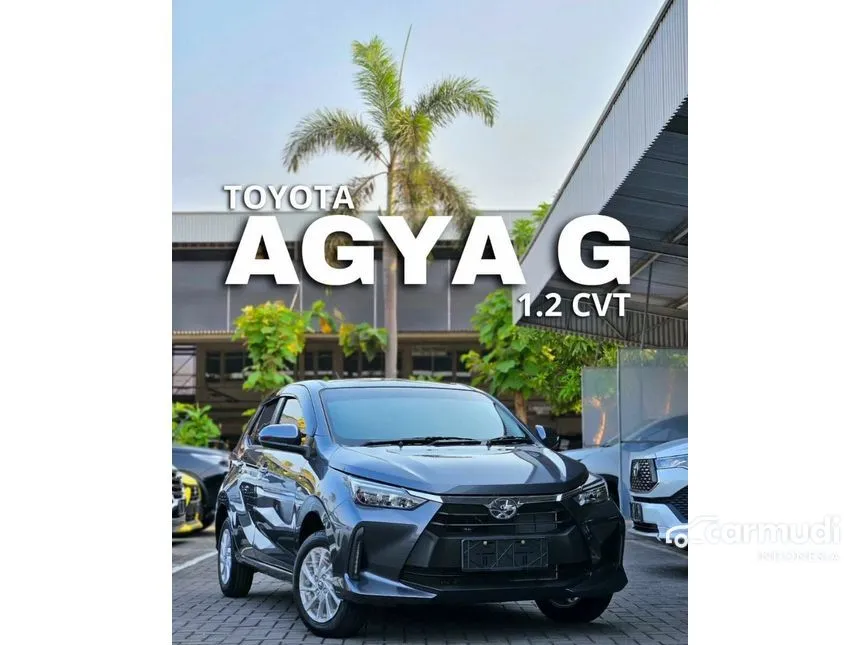 Jual Mobil Toyota Agya 2024 G 1.2 di Jawa Barat Automatic Hatchback Abu