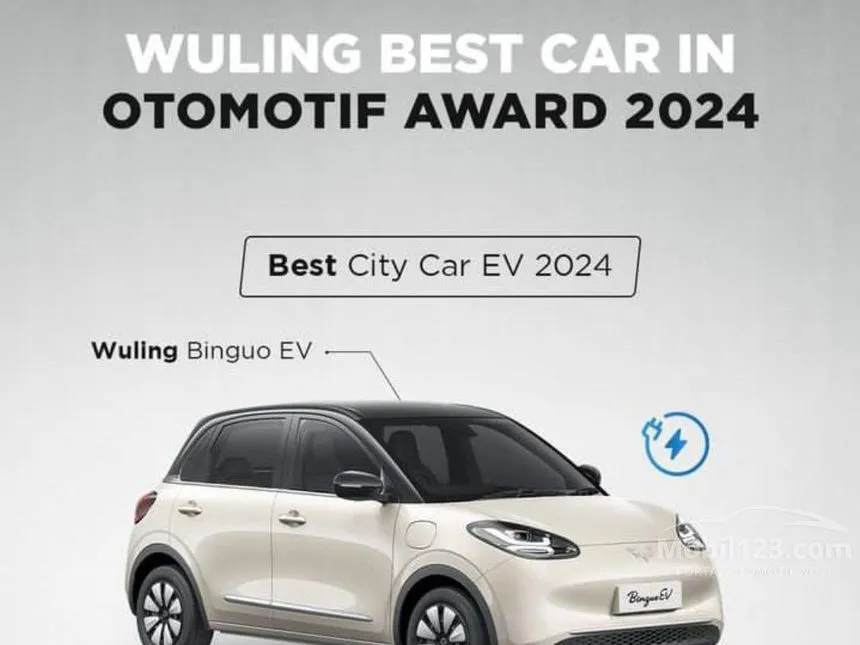 Jual Mobil Wuling Binguo EV 2024 410Km Premium Range di Banten Automatic Hatchback Lainnya Rp 330.000.000