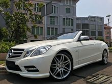 2012 Mercedes-Benz E250 1.8 CGI Avantgarde Sedan Convertible Cabriolet Km17rb Antik White On Red Full AMG TDP.225JT