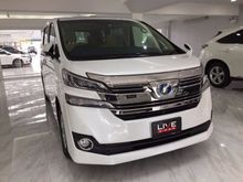 2017 Toyota Vellfire 2.5 (ปี 15-18) Hybrid ZR G Edition E-Four Van AT